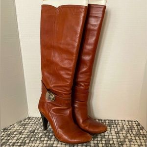 Charles David leather boots made in Italy